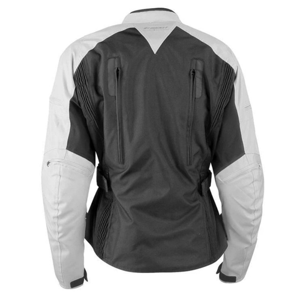 Joe Rocket Women's Victoria Textile Motorcycle Jacket Grey & White XS - Picture 2 of 14